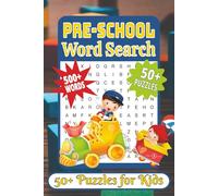 Pre-School Word Search Puzzle Book: 50+ Fun Learning with Letters, Numbers, Shapes, Colors, and Easy Words for Kids