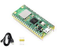 Pré-soudée Pico 2 W Microcontrôleur Carte Basée sur Raspberry Pi RP2350 Puce,Supporte WiFi 4 Wireless et Bluetooth 5.2,Conception Double-c?ur et Double-Architecture