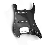 Pre-wired Loaded Pickguard Pickguard pour guitare précâblé à 3 plis plaque à gratter SSH 2 bobines simples et 1 micro à double bobine avec interrupteur Push Pull 2T1V