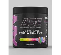Applied Nutrition ABE Pré-Entraînement - All Black Everything Poudre Pre Workout à Base de Citrulline, de Créatine et de Bêta-Alanine, Énergie (375 g (Lot de 1), Sour Gummy Bear)