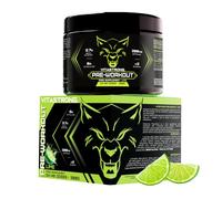 Pre Workout Booster Puissant 300g, Goût Lime, 24 Portions, Vitastrong