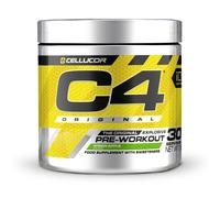 Poudre pré-entraînement C4 Original - pomme verte | Boisson énergisante pré-entraînement | 150 mg de caféine + bêta-alanine + monohydrate de créatine | 30 portions
