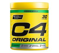 Cellucor Poudre pré-entraînement C4 Original – pomme verte – 150 mg caféine+bêta-alanine+créatine