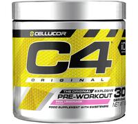 Poudre pré-entraînement C4 Original - limonade/fruits rouges | Boisson énergisante pré-entraînement | 150 mg de caféine + bêta-alanine + monohydrate de créatine | 30 portions
