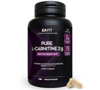 EAFIT Pure L‑Carnitine 2 g – Booster énergétique, Vitamine B6 – 90 gélules