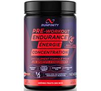 Pre Workout Runfinity - Booster d’Énergie Longue Durée : 4h d'Efficacité | Performances Maximales - Endurance Puissance & Concentration - Formule Premium Made in France
