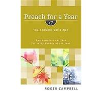 Preach for a Year, Preach for a Year Series Roger Campbell (Auteur)