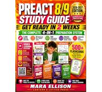 PreACT 8/9 Study Guide 2026-2027: Get Ready in 2 Weeks with a 4-in-1 Prep System, 3,200 Practice Questions, 20 Modular Full-Length Tests, 20 Video Tutorials, 500 Flashcards and Detailed Explanations