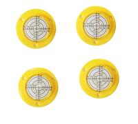 Preamer AVF50M Niveau à bulle de 50 mm de diamètre du corps, bulle transparente avec trou de 3,5 mm, outil de nivellement pour camping-car, largement utilisé dans la construction