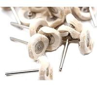 Preamer Lot de 20 brosses de polissage pour tissu Dremel - Tige de 0,3 cm - Tige de 2,5 cm