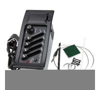 Préampli de guitare acoustique - Amplificateur réglable à haut rendement | Kit d'égaliseur à quatre bandes avec bouton de volume pour adultes, créateurs de musique, groupe, spectacle, performance