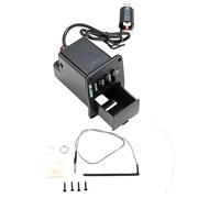 Préampli Égaliseur Numérique Uk-2000 pour Ukulélé Acoustique | Remplacement Simple, Son Clair et Équilibré, Batterie 9 V, Métal Plastique Noir