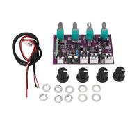 Préampli NE5532 HiFi Contrôle Aigus Graves Volume Double Canal Gain 10x Alimentation AC 12-18V pour Ampli Stéréo DIY Home Cinéma