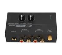 Préampli Phono pour Platine Vinyle, Préamplificateur égalisé RIAA à Faible Bruit avec Signal de Conversion, Préamplificateur de PhonographeStéréo électronique, Contrôle du Volume