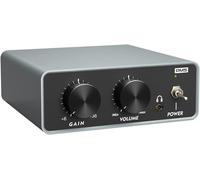 Préampli Phono, Professionnel Mini Préampli, Préamplificateur Phonographe Stéréo Conçu Avec Entrée/Sortie Rca, Sortie Earphone, Volume Et Gain Réglables