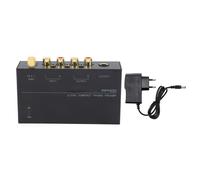Préampli pour platine vinyle avec sorties RCA stéréo, compatible avec les cellules magnétiques, connexion Plug and Play, excellente qualité