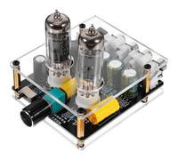 Préamplificateur Audio à Tubes 6k4/6a2, Signal Conditionné pour Vinyle | Carte ABS et Pcb, Alimentation Dc 12-16v 1a, Usage Atelier DIY Cinéma Maison, 2 Tubes Inclus