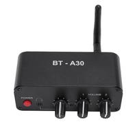 PréAmplificateur Audio Bluetooth, PréAmplificateur Sonore Double Amplificateur Opérationnel 20 DB, Distributeur de Son et Mélangeur avec Port /3,5 Mm, pour Phono, Haut-Parleur