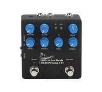 Préamplificateur Basse avec Boîte DI, 3 Bandes EQ, Impulse Response IR et Interface Audio - Qualité Sonore Supérieure, Réduction de Bruit, Durable en Métal Noir