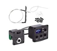 Préamplificateur de ukulélé 3 Bandes, accordeur intégré, égaliseur LCD, contrôle précis du Son, système Portable Robuste pour Instruments acoustiques | Accessoires Pratiques pour Banjo Violon UK