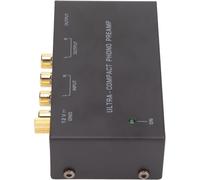 Préamplificateur Phono Pour Platine Vinyle, Entréestéréo, Sortie, Bouton De Contrôle Indépendant, Fonctionnement À Faible Bruit, Haute Sensibilité, Connexion À La Platine (Prise