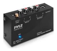 Préamplificateur Phono - Pyle - Noir - pile 9V Multicolore G