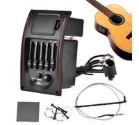 Préamplificateur pour guitares acoustiques, 5 bandes réglables, contrôle naturel précis du son et du volume | Préamplificateur de guitare acoustique classique, pour adultes, professionnels, amateurs