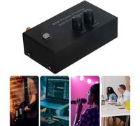Préamplificateur pour platine vinyle, idéal pour l'amélioration audio analogique. Préamplificateur phono avec entrée RCA et sortie TRS 6,35 mm,