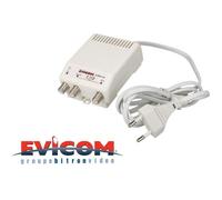 Préamplificateur TV - EVICOM - EPRI2SDIN - 2 Sorties UHF - Montage Intérieur - Rail DIN