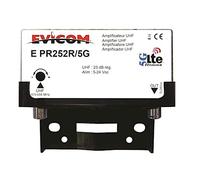 préamplificateur uhf lte-5g - 1 entrée - 25 db - réglable - evicom epr252r5g