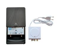 Wisi Kit préamplificateur VM7352 UHF LTE700 Faible bruit Gain 34 dB 1 entrée 2 sorties