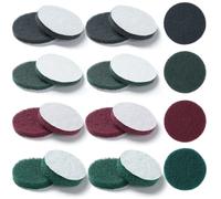 Prebarfun 32 Pcs Tampon de Nettoyage Brosse de Nettoyage électrique, Brosse électrique Nettoyage, Brosse de Nettoyage Universelle Brush, Bosch Brosse Universelle pour Salle de Bain, Cuisine