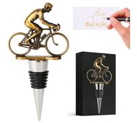 Prebarfun Bouchon Bouteille Vin VéLo Champagne Conique Vintage, Pour Homme Femme, Cadeau FêTe Des PèRes, Ustensiles Pour Bar Et Vin