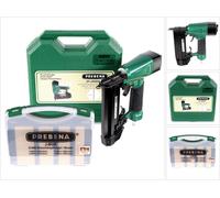 Prebena 2P-J50SDS Cloueur pneumatique 5-7 bar avec Coffret de transport + Agrafes Prebena J-BOX 8.000