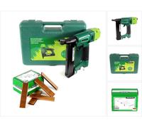 Prebena 2XR-ES40 Cloueur pneumatique + Coffret de transport Typ ES + 5200x Agrafes Prebena ES26CNKHA