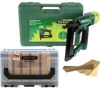 Prebena 2XR-J50 Cloueur pneumatique 4,0- 7,0Bar + PROFI-J-BOX Tête de refoulement Brads 12500 pcs. + mallette