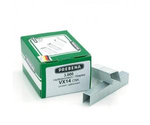 Prebena Agrafes VX14 CNK galvanisées 14mm pour AEG BeA Bosch Novus type 53 Rapid R53 KL-50 3M