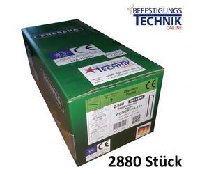 Prebena Agrafes WD-70CSV 70mm galvanisé 4C-WD75 Haubold BK 2570 PN 2575 KL-54 2,88M P