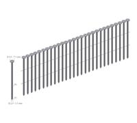 Prebena CNW28/65BK Clous Coil en rouleau Type CNW Longueur 65 mm 6000 pc(s)