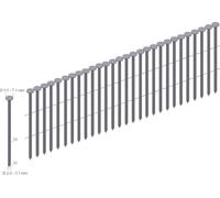 Prebena CNW28/65BK Clous Coil en rouleau Type CNW Longueur 65 mm 6000 pc(s)