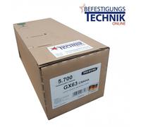 Prebena GX Agrafes 63mm galvanisées Paslode S16 Bostitch S4765-6-E 5,7M KL-21 Pr