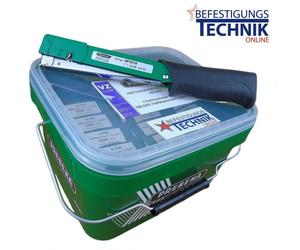 Prebena Hefthammer HFVZ10 6-10mm + Klammern VZ06CNK + Box für Rapid R19 Typ 37 Typ 13 KL-51