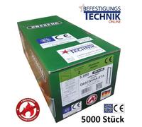Prebena Q63CSVHA-ETA 63mm Agrafes coupe-feu galvanisées pour Senco Würth Q Haubold HD7900 5,0M KL-39