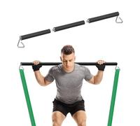 Prebene Barre de bande de résistance, 67,1 cm ou 100,1 cm, barre d'entraînement pour fitness, entraînement d'haltérophilie, convient pour l'exercice à domicile, l'entraînement avec bande de résistance