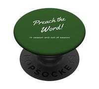 Prêchez la Parole en Saison et Hors Saison PopSockets PopGrip Adhésif