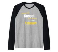 Prêchez l'Évangile en utilisant des Mots si nécessaire Design chrétien Manche Raglan