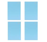 Precious Lot de 4 agendas journaliers 2026 format A4 avec couverture rigide pour samedi et dimanche avec couverture rigide Bleu ciel