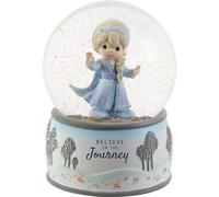Precious Moments Disney La Reine des Neiges 2 Believe in The Journey Elsa Boule à Neige Musicale en résine/Verre 203162