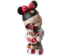 Precious Moments Disney Showcase Girl Minnie Mouse Fan 191063 Figurine Taille Unique Multicolore
