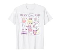 Precious Moments How to Be a Princess Collage Cute Girly T-Shirt